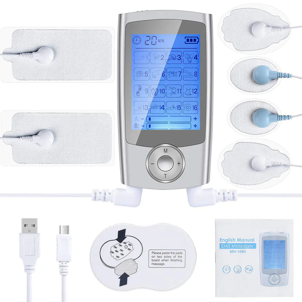 Dual 16 Mode Low Frequency Pulse TENS Massager