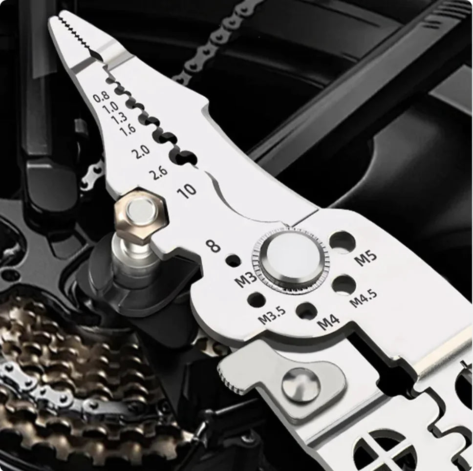 Adjustable Wire Crimping & Stripping Tool – Multi-Function Precision Pliers