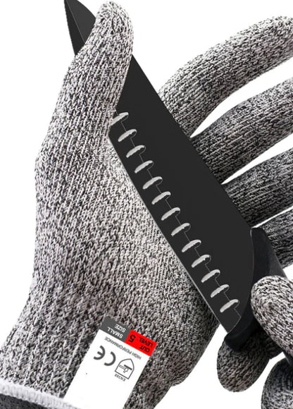 Cut-Resistant Safety Gloves – Level 5 Protection for Kitchen & Garden