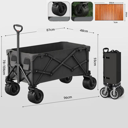 Foldable Camping Cart - Heavy Duty Outdoor Wagon