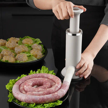 Household Sausage Maker Tool – Manual Food Press Extruder