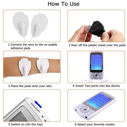 Dual 16 Mode Low Frequency Pulse TENS Massager