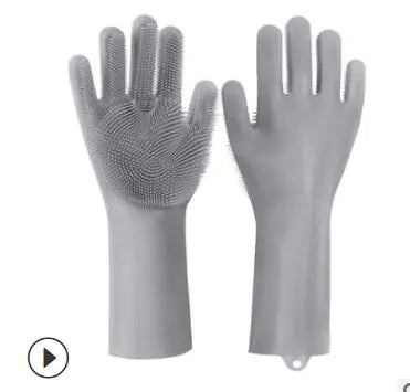 Silicone Dishwashing Gloves – Non-Slip & Heat-Resistant