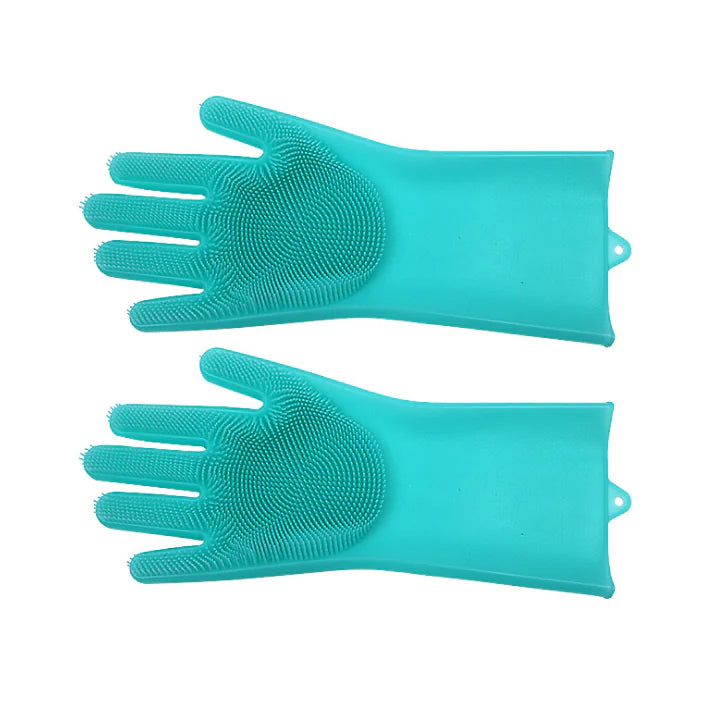 Silicone Dishwashing Gloves – Non-Slip & Heat-Resistant