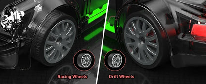 RC Drift Car with LED Lights – 2.4GHz, 20KM/H, 4WD