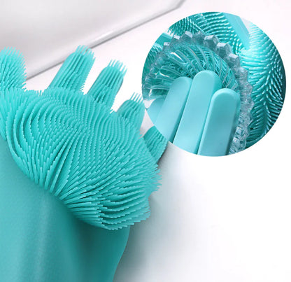 Silicone Dishwashing Gloves – Non-Slip & Heat-Resistant