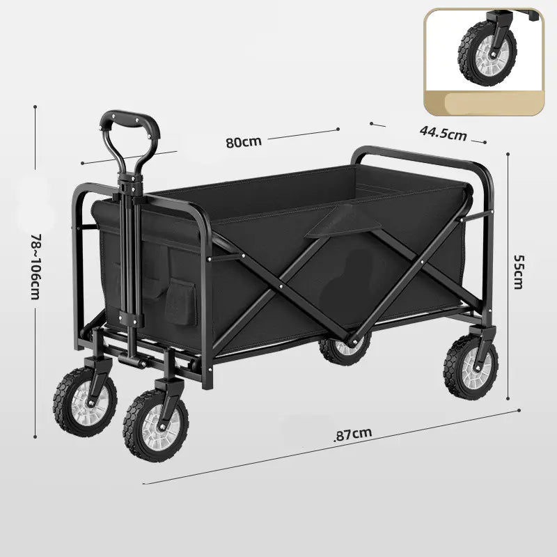 Foldable Camping Cart - Heavy Duty Outdoor Wagon