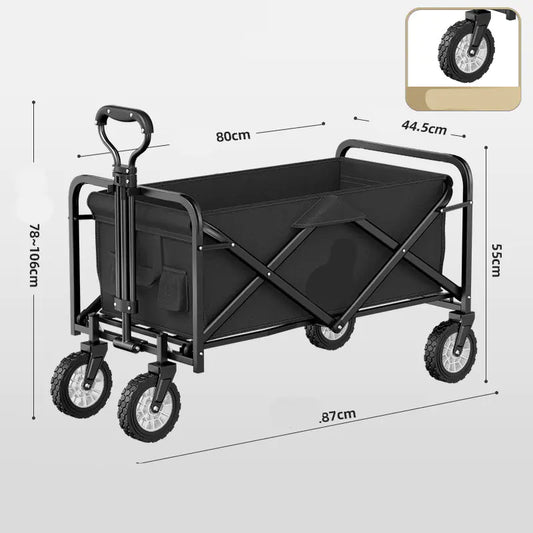 Foldable Camping Cart - Heavy Duty Outdoor Wagon