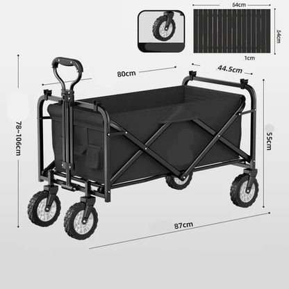 Foldable Camping Cart - Heavy Duty Outdoor Wagon