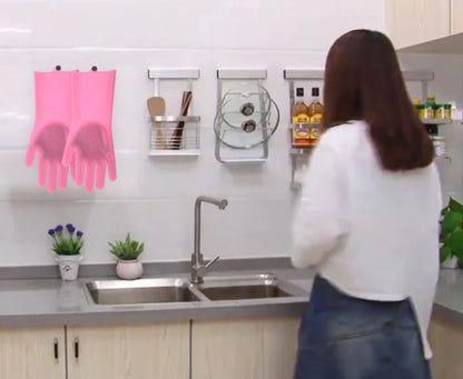 Silicone Dishwashing Gloves – Non-Slip & Heat-Resistant